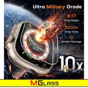 محافظ صفحه نمایش شیشه‌ای ام‌گلس مدل Glass-MG مناسب برای ساعت هوشمند ویرفیت N8 Ultra Plus