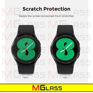 محافظ صفحه نمایش شیشه‌ای ام‌گلس مدل Glass-MG مناسب برای ساعت هوشمند سامسونگ Galaxy Watch 3 45mm