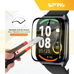 محافظ صفحه نمایش نانو اسپریگ مدل Pmma-SPG مناسب برای ساعت هوشمند امیزفیت Pop 2 بسته سه عددی