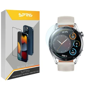 محافظ صفحه نمایش شیشه ای اسپریگ مدل SPG مناسب برای ساعت هوشمند هوآوی GT3 46mm