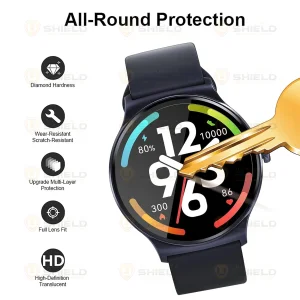 محافظ صفحه نمایش آلتیمیت شیلد مدل Nano Pmma مناسب برای ساعت هوشمند شیائومی Mi Watch Color Sport بسته سه عددی