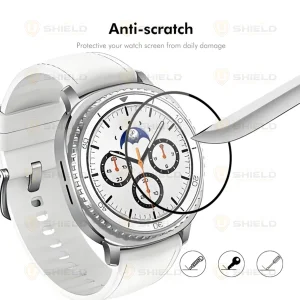 محافظ صفحه نمایش آلتیمیت شیلد مدل Nano Pmma مناسب برای ساعت هوشمند سامسونگ Galaxy Watch 8 Classic 46mm بسته سه عددی