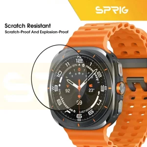 محافظ صفحه نمایش اسپریگ مدل Pmma-SPG مناسب برای ساعت هوشمند سامسونگ Galaxy Watch 7 Ultra 47mm بسته سه عددی