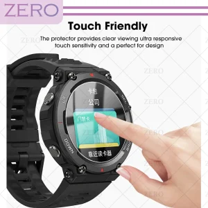 محافظ صفحه نمایش شیشه‌ای زیرو مدل SH-ZR مناسب برای ساعت هوشمند هپی تاچ K56 / K56 Pro / K56 Ultra بسته دو عددی