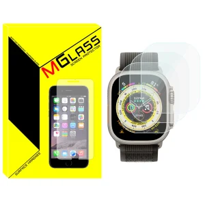 محافظ صفحه نمایش شیشه‌ای ام‌گلس مدل SH-MG مناسب برای ساعت هوشمند هاینو تکو T94 Ultra Max بسته سه عددی