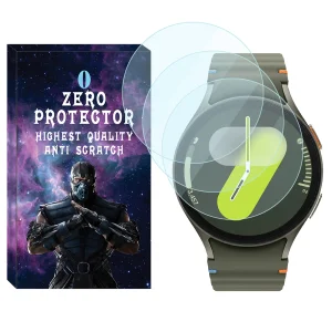 محافظ صفحه نمایش شیشه‌ای زیرو مدل Glass-ZR مناسب برای ساعت هوشمند سامسونگ Galaxy Watch 7 40mm بسته سه عددی