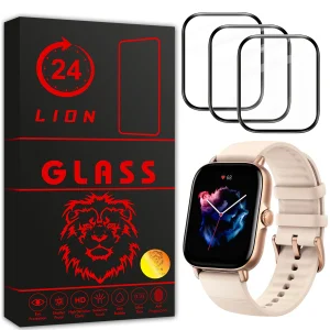 محافظ صفحه نمایش لاین مدل RT007 مناسب برای ساعت هوشمند شیائومی Amazfit GTS 3 بسته سه عددی