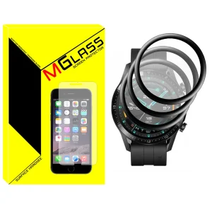 محافظ صفحه نمایش ام گلس مدل GLS_Pmma مناسب برای ساعت هوشمند هوآوی GT2 46mm بسته سه عددی