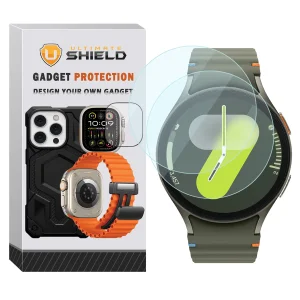محافظ صفحه نمایش شیشه‌ای آلتیمیت شیلد مدل Glass-UL مناسب برای ساعت هوشمند سامسونگ Galaxy Watch 7 40mm بسته دو عددی