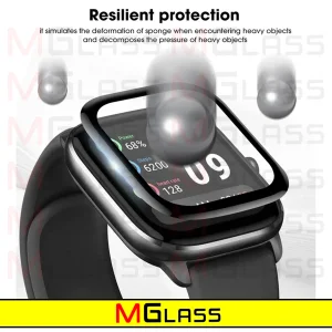 محافظ صفحه نمایش نانو ام‌گلس مدل GLS-Pmma مناسب برای ساعت هوشمند شیائومی Mi Band 8 Pro 46mm بسته سه عددی