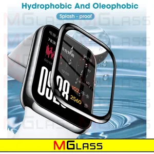 محافظ صفحه نمایش نانو ام‌گلس مدل GLS-Pmma مناسب برای ساعت هوشمند شیائومی Mi Band 8 Pro 46mm بسته سه عددی