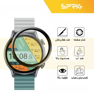 محافظ صفحه نمایش نانو اسپریگ مدل Pmma-SPG مناسب برای ساعت هوشمند کیسلکت KR LTD بسته دو عددی