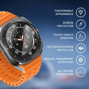 محافظ صفحه نمایش زیرو مدل Pmma-ZR مناسب برای ساعت هوشمند سامسونگ Galaxy Watch 7 Ultra 47mm بسته سه عددی