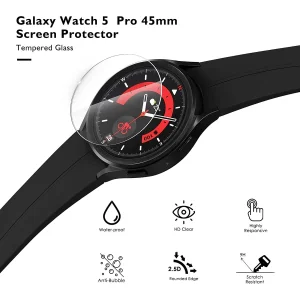 محافظ صفحه نمایش بادیگارد مدل GW مناسب برای ساعت هوشمند سامسونگ Watch 5 Pro 45mm R920 بسته 3 عددی