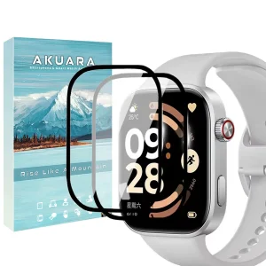 محافظ صفحه نمایش آکوآرا مدل PMMA مناسب برای ساعت هوشمند شیائومی Redmi Watch 6 46mm بسته 2 عددی