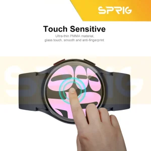 محافظ صفحه نمایش نانو اسپریگ مدل Pmma-SPG مناسب برای ساعت هوشمند سامسونگ Galaxy watch 4 44mm / watch 5 44mm / watch 6 44mm