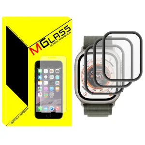 محافظ صفحه نمایش نانو ام‌گلس مدل Pmma-MG مناسب برای ساعت هوشمند هاینو تکو T89 Ultra / T99 Ultra max بسته سه عددی