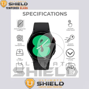محافظ صفحه نمایش شیشه‌ای آلتیمیت شیلد مدل SH-UL مناسب برای ساعت هوشمند سامسونگ Galaxy watch 6 Classic 47mm بسته دو عددی