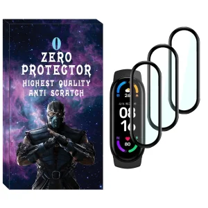 محافظ صفحه نمایش نانو زیرو مدل NZO مناسب برای ساعت هوشمند شیائومی Mi Band 7 بسته سه عددی