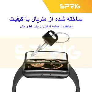 محافظ صفحه نمایش نانو اسپریگ مدل Pmma-SPG مناسب برای ساعت هوشمند کیو سی وای GS بسته سه عددی