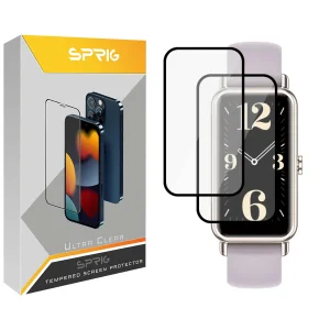 محافظ صفحه نمایش نانو اسپریگ مدل SPG مناسب برای ساعت هوشمند هوآوی Watch Fit Mini بسته دو عددی