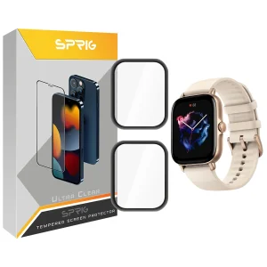 محافظ صفحه نمایش نانو اسپریگ مدل SPG مناسب برای ساعت هوشمند امیزفیت GTS 4 بسته دو عددی