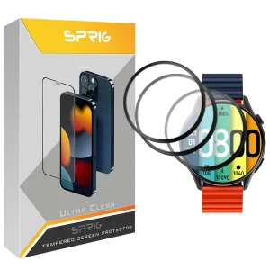 محافظ صفحه نمایش نانو اسپریگ مدل SPG مناسب برای ساعت هوشمند شیائومی Kieslect Kr Pro بسته سه عددی