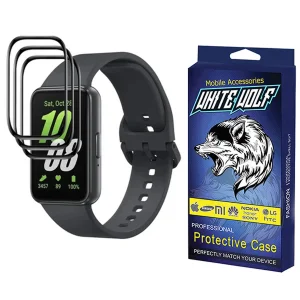 محافظ صفحه نمایش وایت ولف مدل W-3PWM مناسب برای ساعت هوشمند سامسونگ Galaxy Fit3 بسته 3 عددی