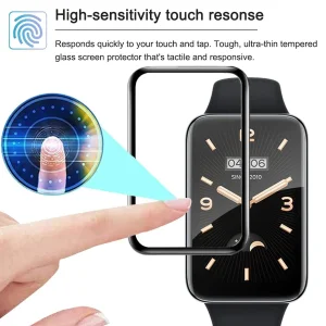 محافظ صفحه نمایش نانو ام‌گلس مدل GLS-Pmma مناسب برای ساعت هوشمند شیائومی Mi Band 7 Pro 44mm