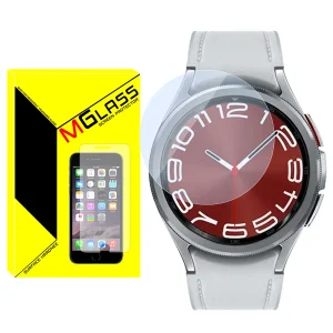محافظ صفحه نمایش شیشه‌ای ام‌گلس مدل SH-MG مناسب برای ساعت هوشمند سامسونگ Galaxy watch 6 Classic 47mm
