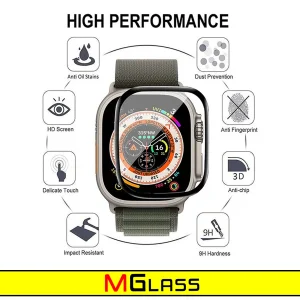 محافظ صفحه نمایش نانو ام‌گلس مدل NMG مناسب برای ساعت هوشمند الترا N8 بسته سه عددی