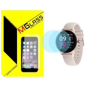 محافظ صفحه نمایش شیشه‌ای ام گلس مدل SH-MG مناسب برای ساعت هوشمند کیسلکت L11 بسته دو عددی