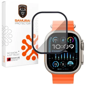 محافظ صفحه نمایش سامورایی مدل Pama مناسب برای ساعت هوشمند اپل Watch Ultra 1 49mm / Ultra 2 49mm