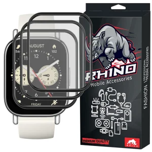 محافظ صفحه نمایش راینو مدل PMMA مناسب برای ساعت هوشمند شیائومی Redmi Watch 5 Lite بسته 3 عددی