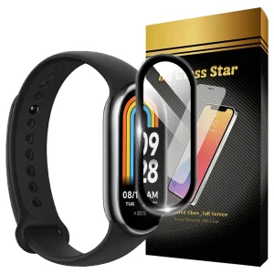 محافظ صفحه نمایش گلس استار مدل GWPM مناسب برای ساعت هوشمند شیائومی Mi Band 9