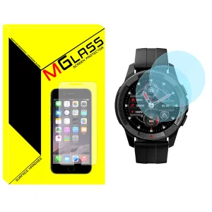 محافظ صفحه نمایش شیشه‌ای ام‌گلس مدل Glass-MG مناسب برای ساعت هوشمند میبرو X1 بسته دو عددی