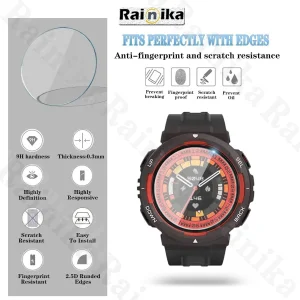 کاور رینیکا مدل Active Edge Glass مناسب برای ساعت هوشمند امیزفیت Active Edge به همراه محافظ صفحه نمایش
