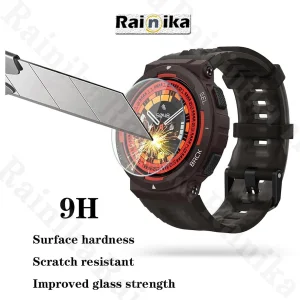 کاور رینیکا مدل Active Edge Glass مناسب برای ساعت هوشمند امیزفیت Active Edge به همراه محافظ صفحه نمایش