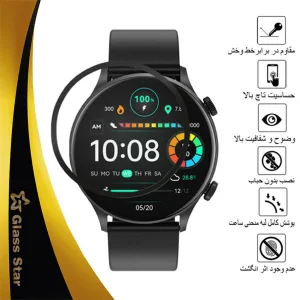 محافظ صفحه نمایش گلس استار مدل PMMAWATCH مناسب برای ساعت هوشمند هایلو Solar Plus