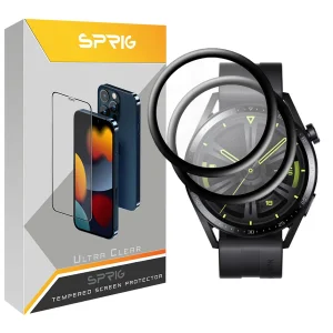 محافظ صفحه نمایش نانو اسپریگ مدل SPG مناسب برای ساعت هوشمند هوآوی GT3 46mm بسته دو عددی