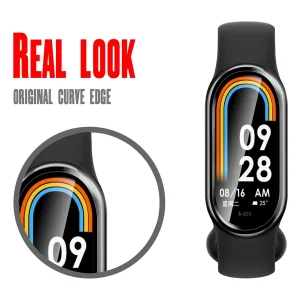 محافظ صفحه نمایش نانو ام‌گلس مدل GLS_Pmma مناسب برای ساعت هوشمند شیائومی Mi Band 10 12mm بسته سه عددی