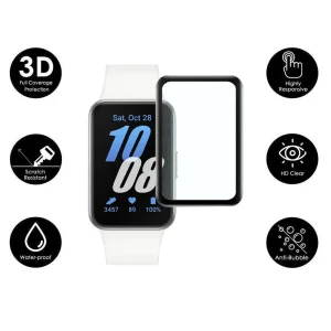 محافظ صفحه نمایش لاین مدل RT007 مناسب برای ساعت هوشمند سامسونگ Galaxy Fit 3 بسته دو عددی