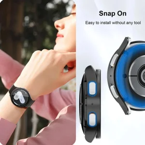 کاور راینو مدل R-Cover مناسب برای ساعت هوشمند سامسونگ Galaxy Watch 7 40mm به همراه محافظ صفحه نمایش