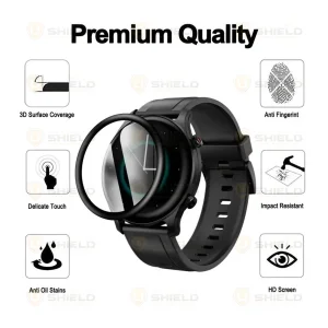محافظ صفحه نمایش آلتیمیت شیلد مدل Nano Pmma مناسب برای ساعت هوشمند هایلو LS04 RS3 بسته دو عددی