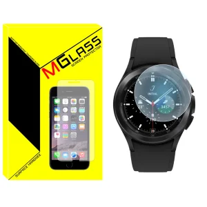 محافظ صفحه نمایش شیشه‌ای ام گلس مدل SH-MG مناسب برای ساعت هوشمند سامسونگ Watch 4 Classic 42mm