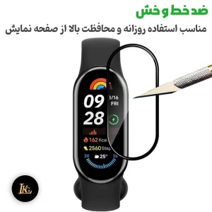 محافظ صفحه نمایش ال کا جی مدل PMMA مناسب برای ساعت هوشمند شیائومی Mi Band 6