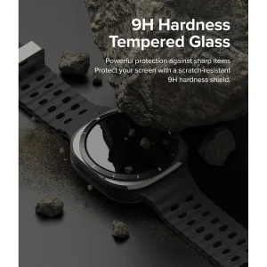 محافظ صفحه نمایش شیشه‌ای ام‌گلس مدل Glass-MG مناسب برای ساعت هوشمند سامسونگ Galaxy Watch 7 Ultra 47mm بسته سه عددی