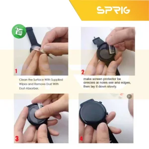 محافظ صفحه نمایش اسپریگ مدل Glass Pmma مناسب برای ساعت هوشمند شیائومی Mi band 6
