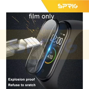 محافظ صفحه نمایش اسپریگ مدل Glass Pmma مناسب برای ساعت هوشمند شیائومی Mi band 6