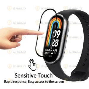 محافظ صفحه نمایش نانو آلتیمیت شیلد مدل Pmma-UL مناسب برای ساعت هوشمند شیائومی Mi band 9